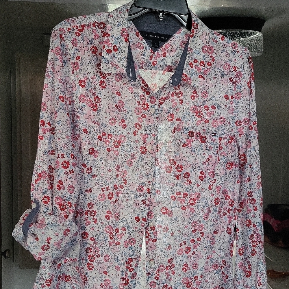 Tommy Hilfiger Denim and Floral Shirt